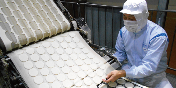 ぼんちの米菓づくり